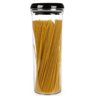 Pote Hermético Vácuo Macarrão 2,2 Litros Com Tampa Preto - 2