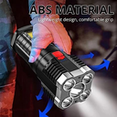 Ver imagem 4 de Lanterna Led de Alto Brilho Usb - 5 Leds Lanterna Protable Ipx5 Impermeável