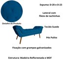Ver imagem 2 de Recamier Sofá Divã Namoradeira Sienna 195cm King Suede