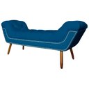 Ver imagem 1 de Recamier Sofá Divã Namoradeira Sienna 195cm King Suede