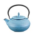 Ver imagem 1 de Chaleira Ferro Fundido Com Peneira Inox 1,5 Litros Azul Mta