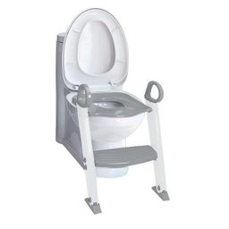 Redutor De Assento Sanitário Com Degrau Penico Cinza- Clingo - 1