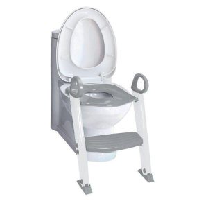 Redutor De Assento Sanitário Com Degrau Penico Cinza- Clingo