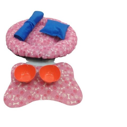 Caminha Enxoval Cachorro Gato - Lindo Kit com 6 Peças-imperdível!!! Maravilhoso