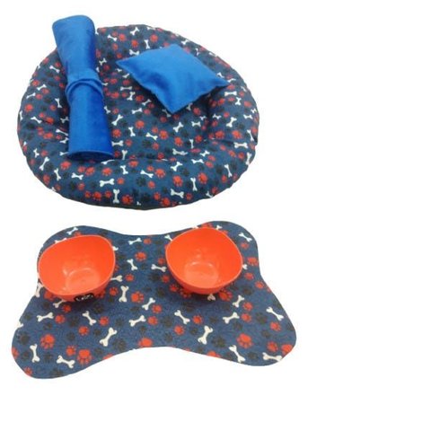 Caminha Enxoval Cachorro Gato - Lindo Kit com 6 Peças-imperdível!!! Maravilhoso