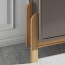 Ver imagem 6 de Buffet 190cm 4 Portas com Adega Lizz Casa D Cinza Perola/cedro