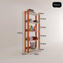 Ver imagem 5 de Armário Multiuso Movlar 5 Prateleiras Organizador Lavanderia