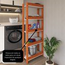 Ver mais imagens de Armário Multiuso Movlar 5 Prateleiras Organizador Lavanderia