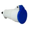 Tomada Acoplamento Industrial Azul 2p+t 16a Stec N3056newkon - 4