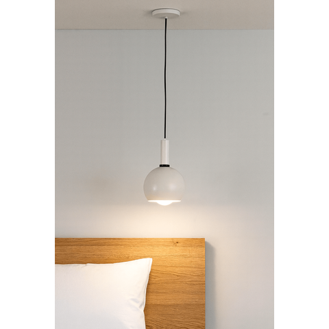 Luminária Pendente de Teto Nísia Esfera 20 Branco