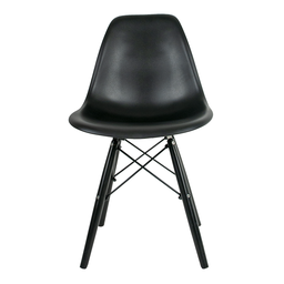 Cadeira Eames Pp Preta Pés em Polipropileno - 2