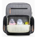 Ver imagem 5 de Mochila Bolsa Saída De Maternidade Menino Menina Cinza