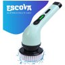Escova de Limpeza Elétrica Multiuso Rotatória Magica Limpa Canto Friso Banheiro Cozinhha Esfregão Mo - 4
