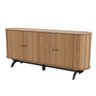Buffet Aparador Curvo 180cm com 4 Portas Dalla Costa - 3