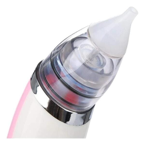 Aspirador Nasal Elétrico 5 Níveis De Sucção Luxo Rosa - 2