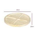 Ver imagem 2 de Petisqueira Redonda de Madeira Pinus com 4 Divisões - Stolf 24cm