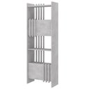 Ver imagem 6 de Estante para Escritório Home Office Multiuso 2 Portas Sheld A02 Concreto - Lyam Decor