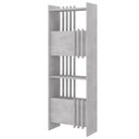 Ver imagem 1 de Estante para Escritório Home Office Multiuso 2 Portas Sheld A02 Concreto - Lyam Decor