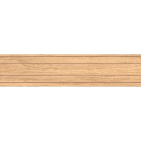 Fita de Borda Pvc Madeira Tauari Ripado Guararapes 22x0,45mm Rolo 20m Rehau