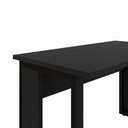 Ver imagem 6 de Mesa de Trabalho Industrial 150 cm X 60 cm Tampo Encorpado 25 mm F5 Office Cor:Preto