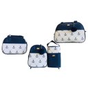 Ver imagem 1 de Bolsa Maternidade 5 Peças Elyã Baby Marinheiro Azul