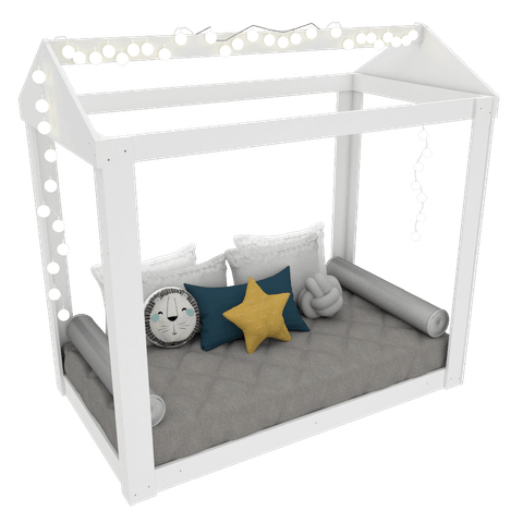 CAMA BAIXA INFANTIL M154.2021.B (CASA, PRAIA, CAMPO) MUNDI MOVEIS