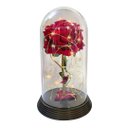 Ver imagem 1 de Luminária a Rosa Encantada Vermelha 28 Cm