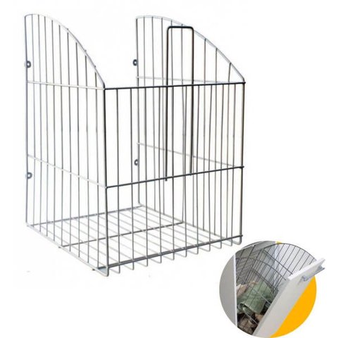 Tulha Basculante 45 cm Cromada para Embutir no Armário