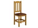 Ver imagem 3 de Conjunto Mesa Mel De Madeira 88x88 Com 4 Cadeiras Estofadas Para Cozinha Sala De Jantar Sfa
