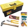 Kit Presente Maleta Martelo Alicate Brocas + Ferramentas 5 Pçs - 1