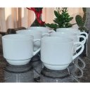 Ver imagem 4 de Kit Jogo 2 Xicaras Café/chá Hotel 200ml - Porcelana