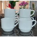 Ver imagem 7 de Kit Jogo 2 Xicaras Café/chá Hotel 200ml - Porcelana