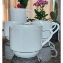 Ver imagem 5 de Kit Jogo 2 Xicaras Café/chá Hotel 200ml - Porcelana