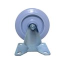 Ver imagem 2 de Rodízio Chapa Fixa Industrial Roda 100mm Sem Trava