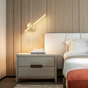 Ver imagem 2 de Luminária 31cm Barra Linear Led 3 Cores Giro 330 Graus Metal Silicone Minimalista Gimpo Kjbd-147:dou