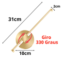 Ver mais imagens de Luminária 31cm Barra Linear Led 3 Cores Giro 330 Graus Metal Silicone Minimalista Gimpo Kjbd-147:dou