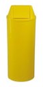 Ver imagem 1 de Cesto Lixeira 22L Com Tampa Vai E Vem Basculante Amarelo