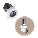 Ver imagem 2 de Spot Led Embutir Retrátil Aiva 12w 2700k C/ Facho Direcionável 360° Br St2925