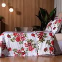 Ver imagem 3 de Colcha Casal 3 Peças Algodão Cobre Leito Percal 160 Fios Classic:eva