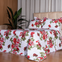 Ver imagem 4 de Colcha Casal 3 Peças Algodão Cobre Leito Percal 160 Fios Classic:eva