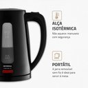 Ver imagem 3 de Chaleira Elétrica Pratic Hot 1,7l Mondial- Ce-17 Chaleira Eletrica Ce-17 127v/60hz