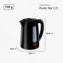 Ver imagem 4 de Chaleira Elétrica Pratic Hot 1,7l Mondial- Ce-17 Chaleira Eletrica Ce-17 127v/60hz