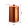 Lixeira Banheiro Rose Gold Lixeira Cozinha Cobre 10 L Metal - 6