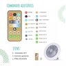 Design Funcional: Ventilador Teto 30w Lampada Luz Integrada - 9
