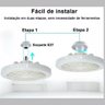 Design Funcional: Ventilador Teto 30w Lampada Luz Integrada - 7