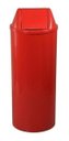 Ver imagem 1 de Cesto Lixeira 22L Com Tampa Vai E Vem Basculante Vermelho