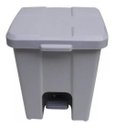 Ver imagem 3 de Cesto Quadrado Com Pedal 15 Litros P15 Branco