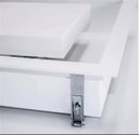 Ver imagem 3 de Plafon Rebatedor Embutir Quadrado 50cm Branco Luz Indireta Quarto Sala de Estar Living
