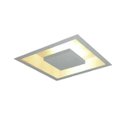 Ver imagem 7 de Plafon Rebatedor Embutir Quadrado 50cm Branco Luz Indireta Quarto Sala de Estar Living