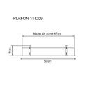 Ver imagem 4 de Plafon Rebatedor Embutir Quadrado 50cm Branco Luz Indireta Quarto Sala de Estar Living